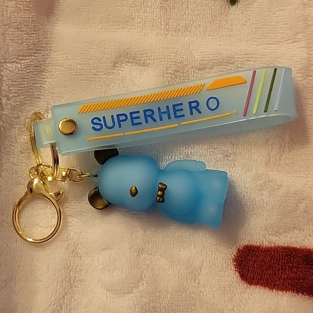 Acrylic bear keychain